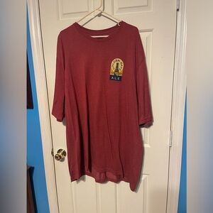 Golden Dayz Brewery Izod Saltwater Red Short Sleeve T-Shirt Men's 3XLT NWOT
